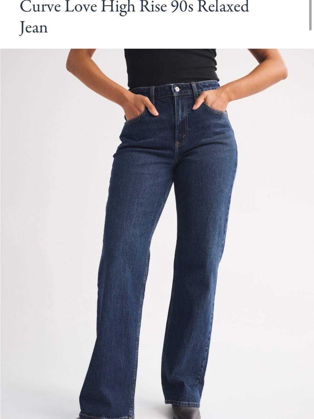 Abercrombie High Rise 90s Relaxed Jeans